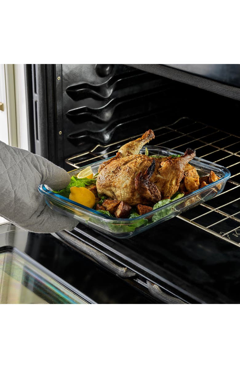 JoyJolt Set of 4 Nesting Glass Baking Dishes with Airtight Lids, Alternate, color, 