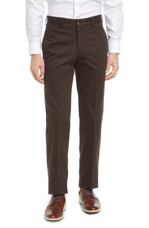 Charleston Khakis Flat Front Stretch Sateen Pants