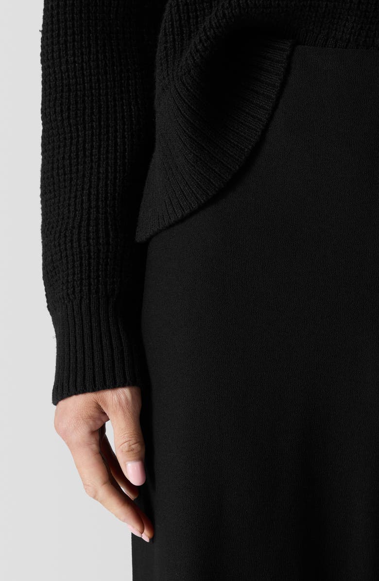 Eileen Fisher High Waist Ankle Wide Leg Pants, Alternate, color, 