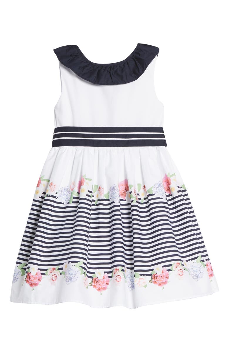 Little Angels Sleeveless Print Dress, Main, color, 