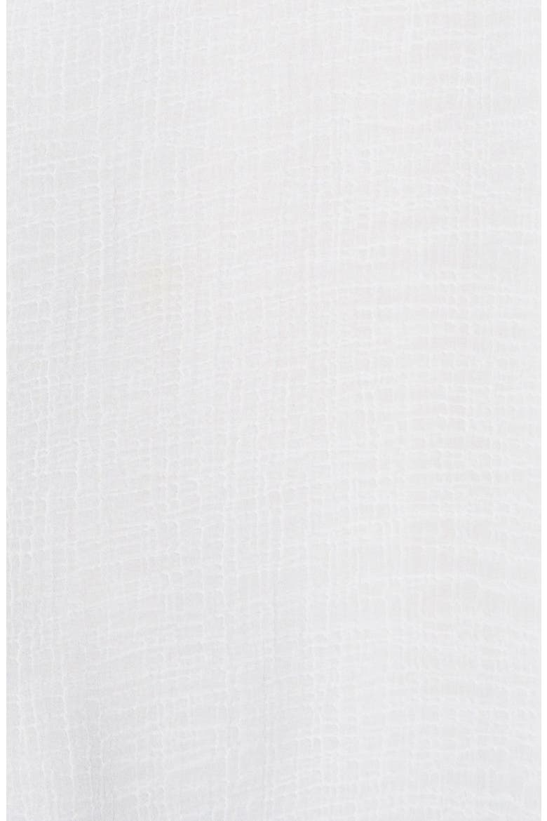 Crinkled Split Back Top, Alternate, color, WHITE STAR