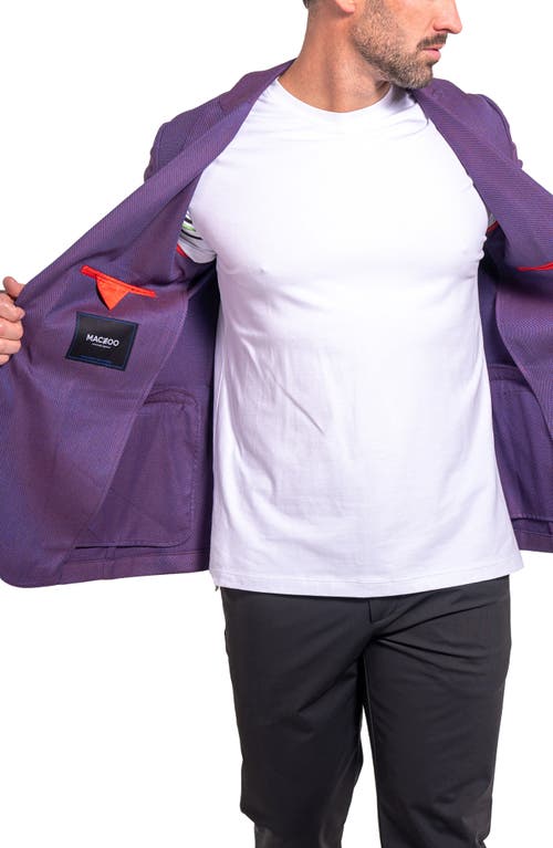 Maceoo Descartes Evo Ascension Unconstructed Blazer In Purple