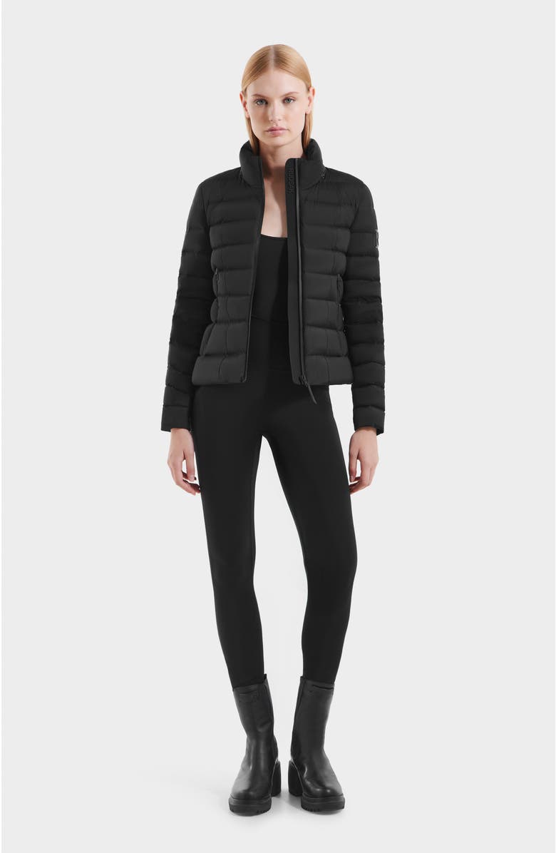 Rudsak Melissa Lightweight Down Puffer, Alternate, color, Black