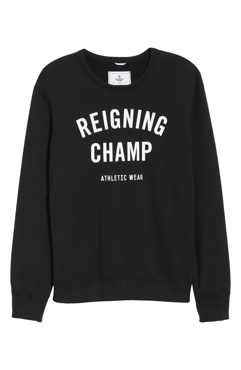 Reigning Champ Gym Logo Sweatshirt, Alternate, color, 