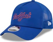 New Era Men's New Era Royal New York Mets 2026 Batting Practice Apex 9FORTY Adjustable Trucker Hat