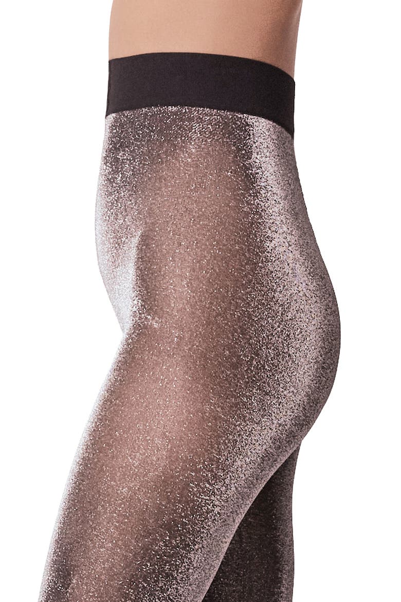 Tora Shimmer Tights, Alternate, color, MAUVE/ SILVER