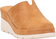 GOOD CHOICE NEW YORK Alna Faux Leather Wedge Clog