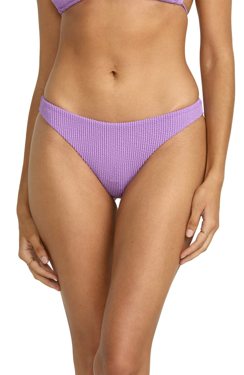 Billabong Summer Hi Tanga Bikini Bottoms, Main, color, Paradise Purple
