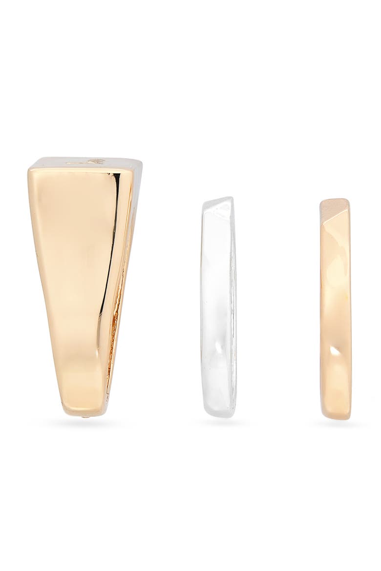 Mixed Love 3-Pack Rings, Alternate, color, GOLD- SILVER