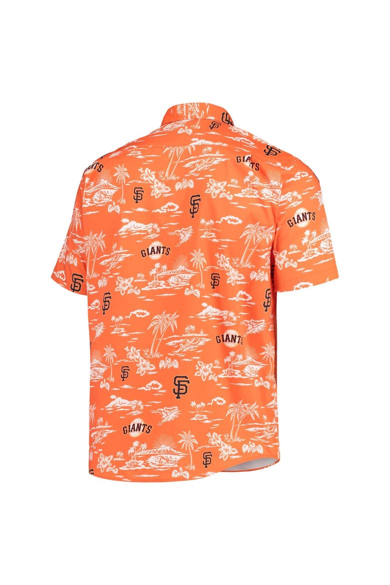 Men's Reyn Spooner Orange San Francisco Giants Kekai Button-Down Shirt, Alternate, color, Orange