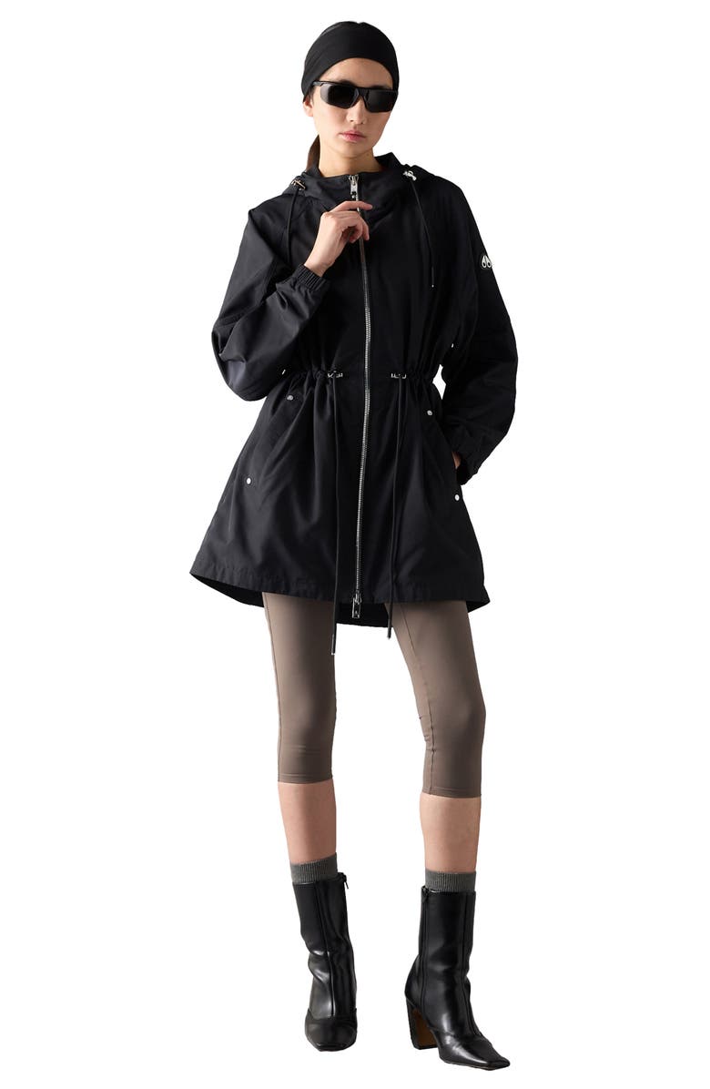 Moose Knuckles Elevate 3Q Water Repellent Rain Jacket, Alternate, color, Black