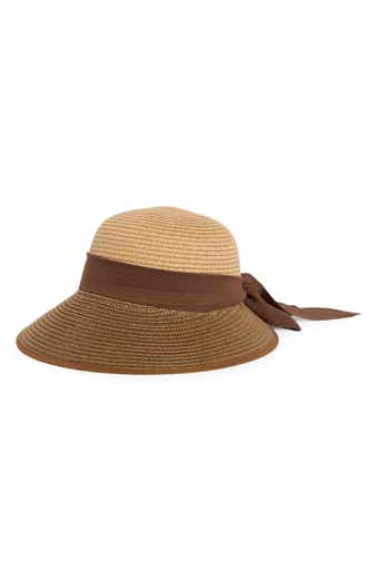 Two-Tone Straw Framer Hat