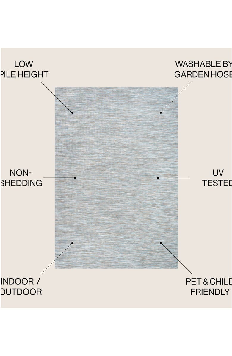 JONATHAN Y Ethan Modern Flatweave Solid Indoor/Outdoor Area Rug, Alternate, color, Gray