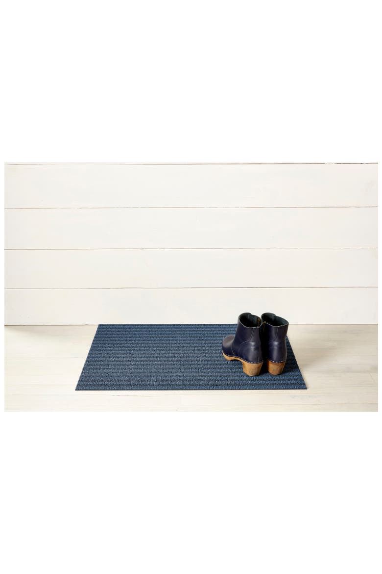 Breton Stripe Door Mat, Alternate, color, BLUEBERRY