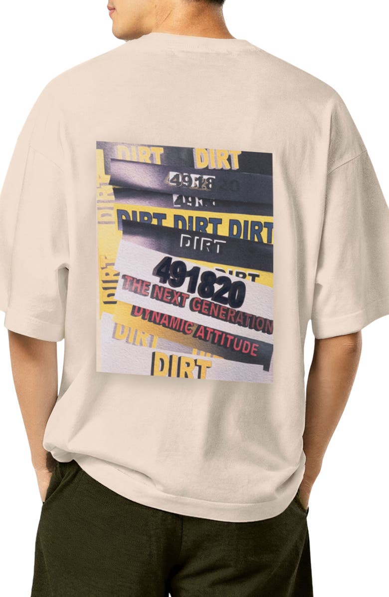 D.RT Hazardous Graphic T-Shirt, Alternate, color, Beige