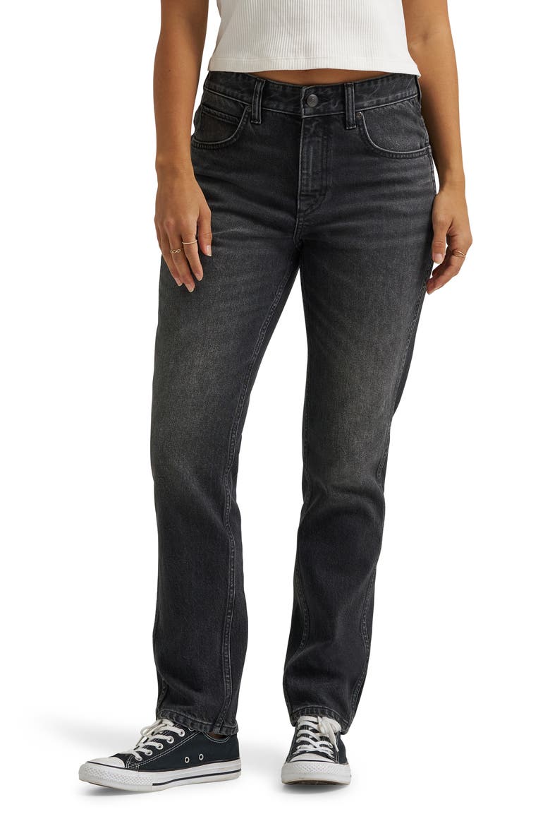 Rider™ Slim High Rise Straight Leg Jeans, Main, color, DARK FANTASY
