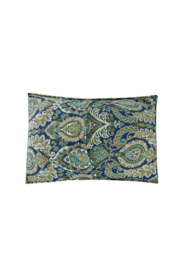 Kingstown Paisley Damask Quilt Set, Alternate, color, Green