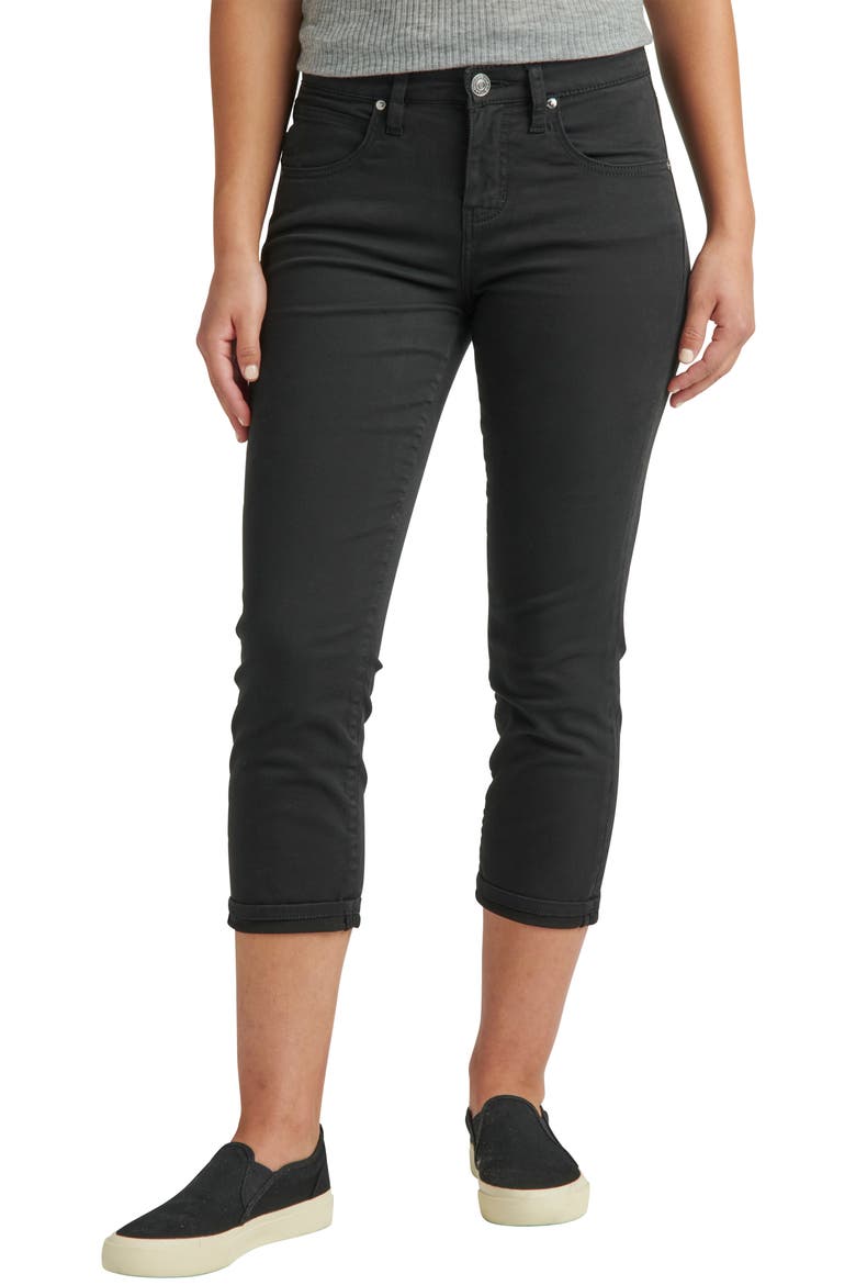 Jeans Cecilia Capri Pants, Main, color, BLACK
