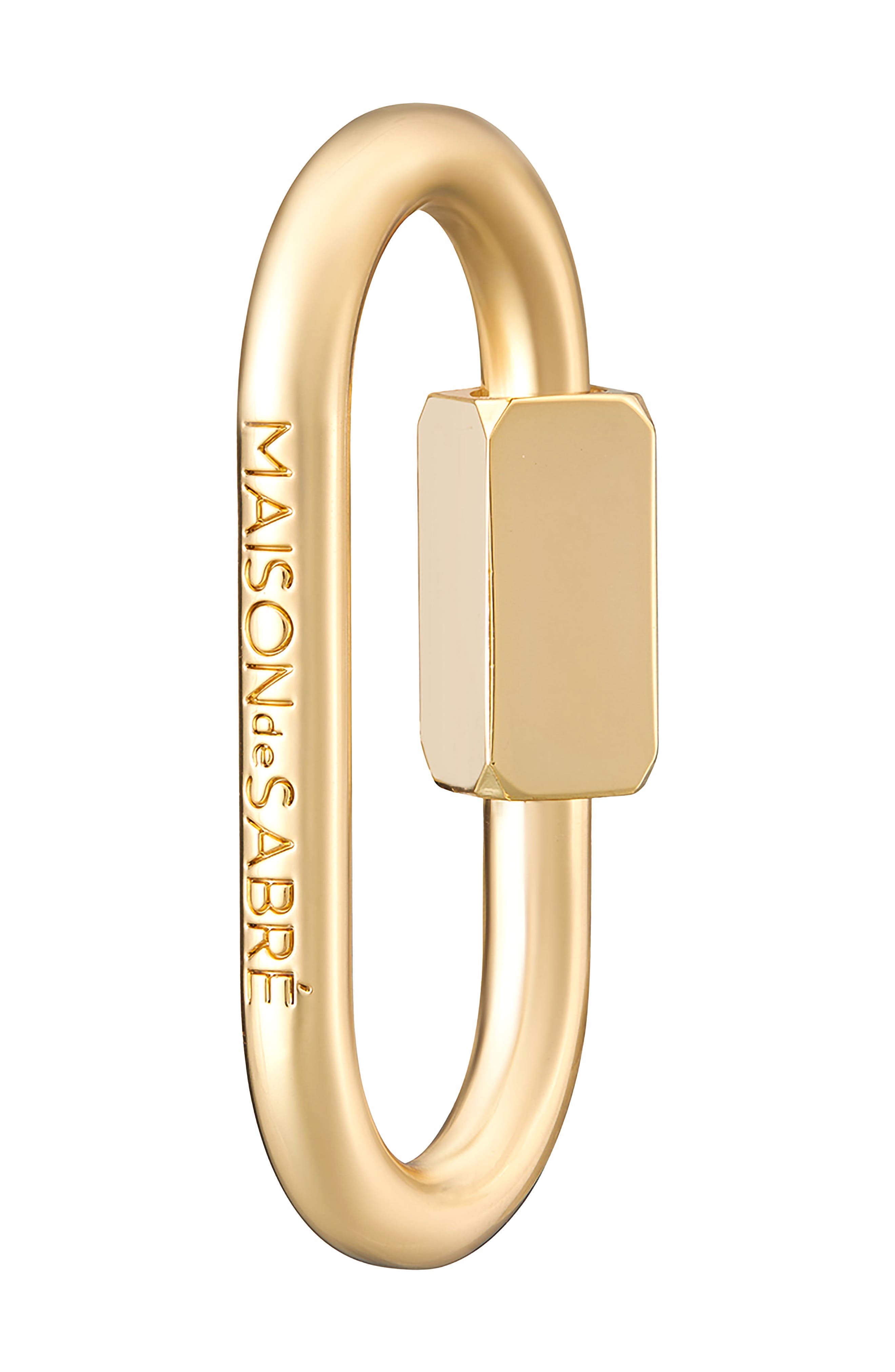 MAISON de SABRÉ The SABRÉMOJI Charm Clip, Alternate, color, Gold