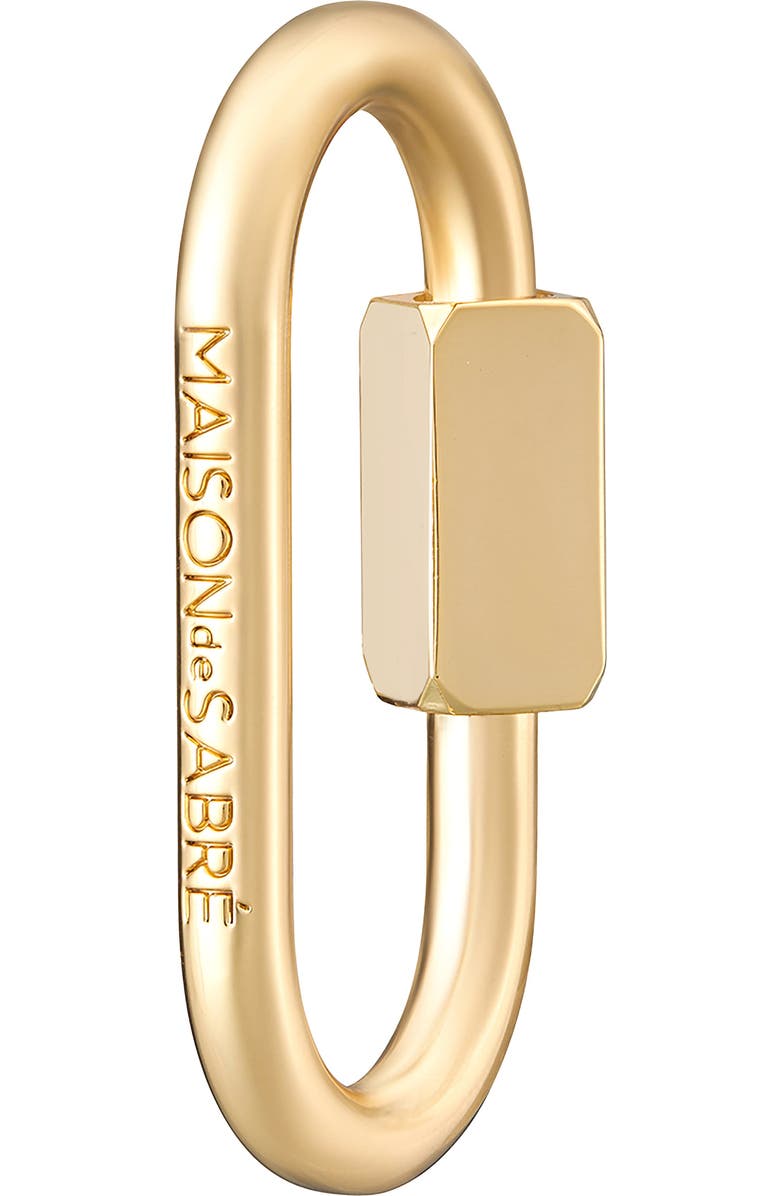 MAISON de SABRÉ The SABRÉMOJI Charm Clip, Alternate, color, Gold