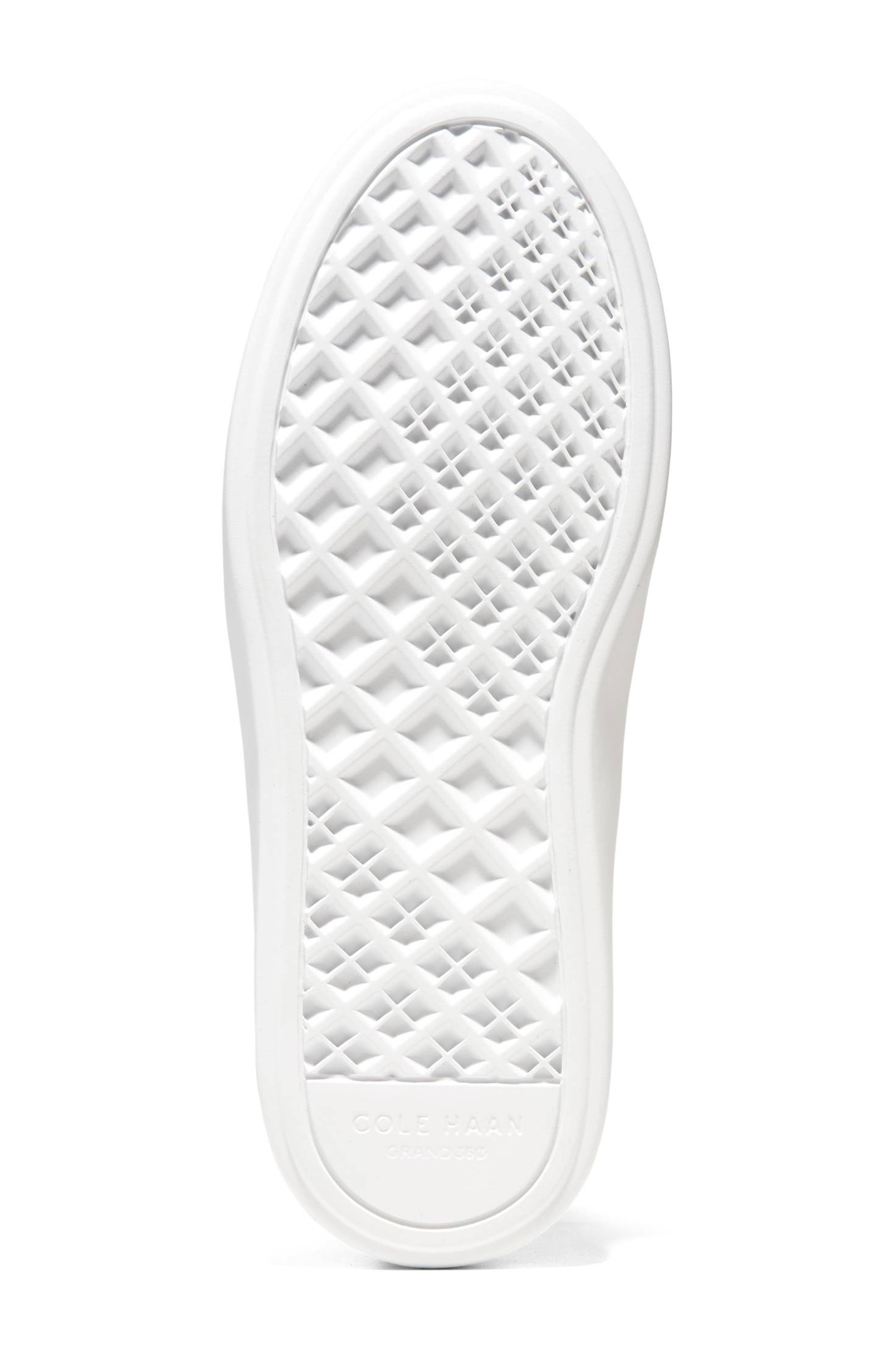 Cole Haan Grand Crosscourt Della Sneaker, Alternate, color, White/ Silver Talca