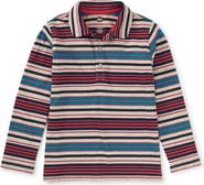 Tea Collection Long Sleeve Striped Polo