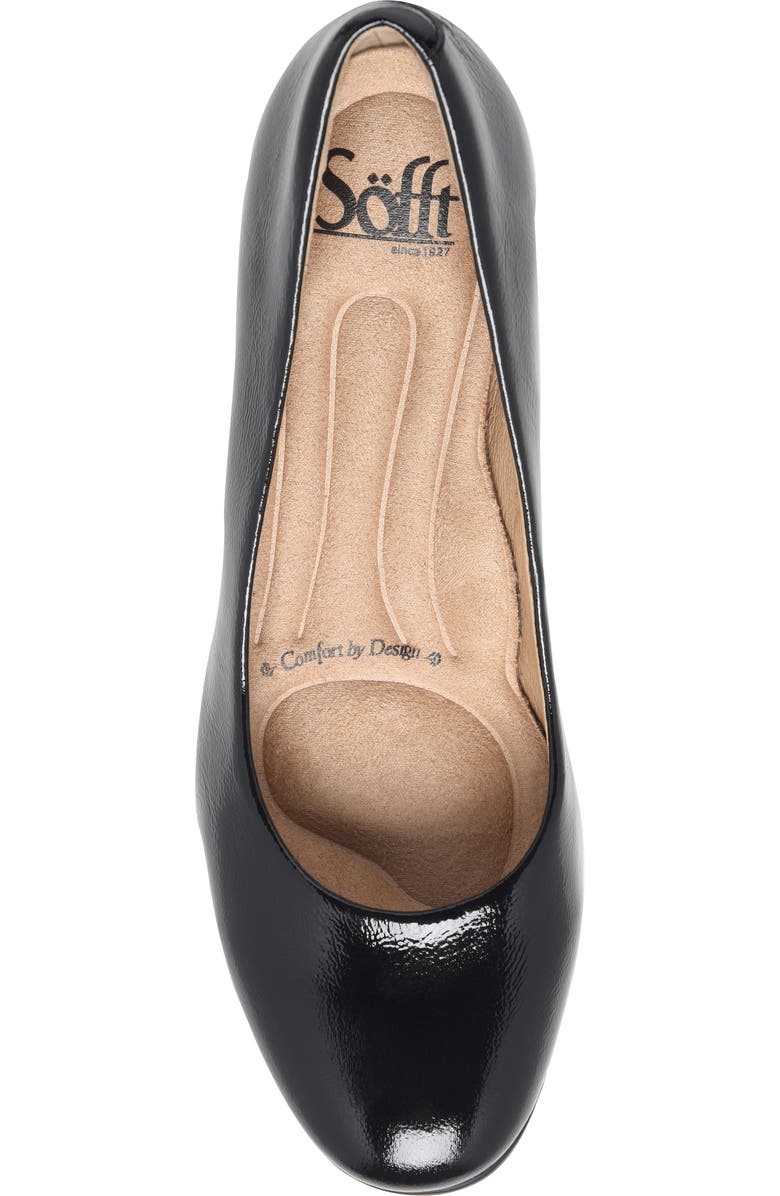 Söfft Lana Pump, Alternate, color, Black Patent