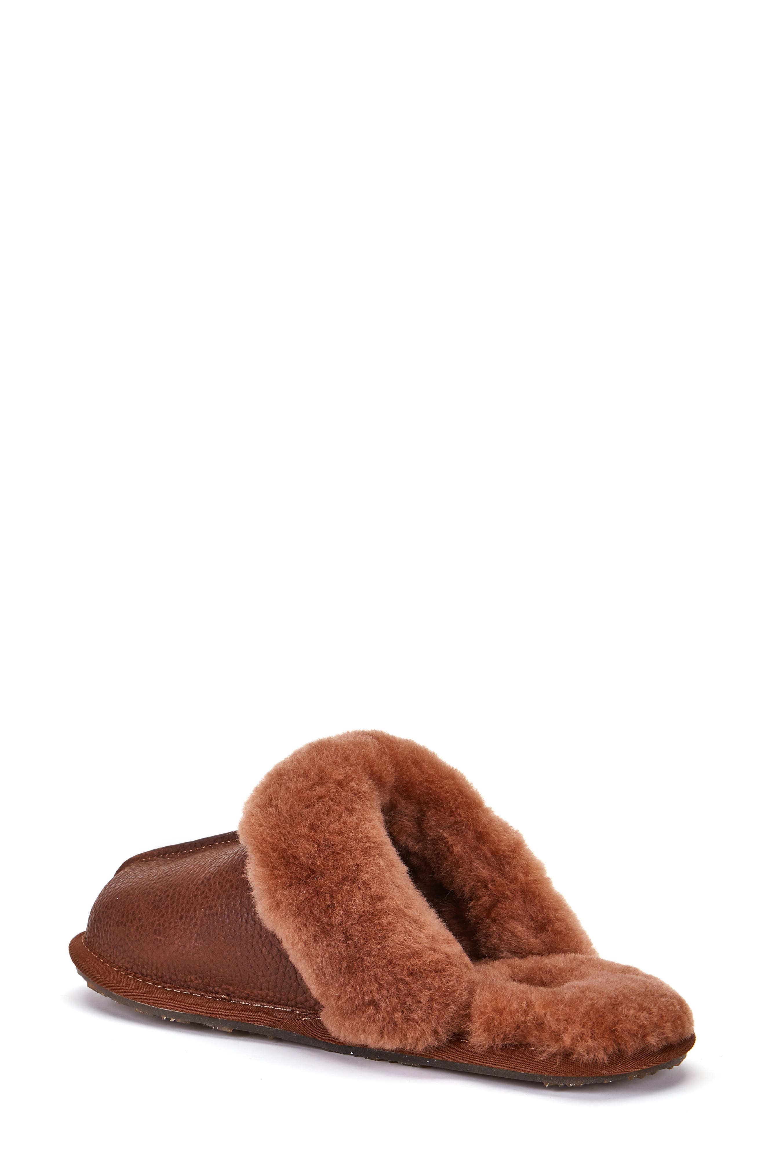 Genuine Shearling Mule Slipper, Alternate, color, WHISKY