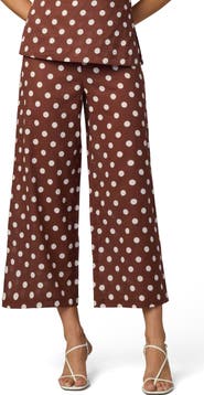 Joe's The Mariel Linen & Cotton Crop Wide Leg Pants