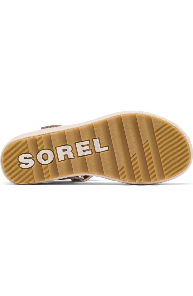 SOREL Cameron Wedge Espadrille Sandal, Alternate, color, Crushed Clay/ Gum