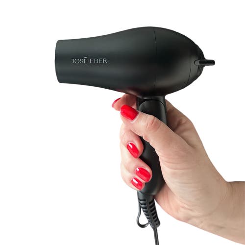 Jose Eber Ultra Mini Hair Dryer Black, Foldable For Travel, Lightweight