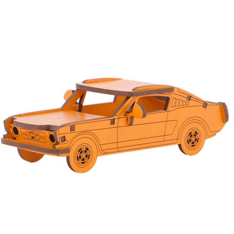 Woodlet Muscle Car, 3D Wooden Kit Set, Ages 6+