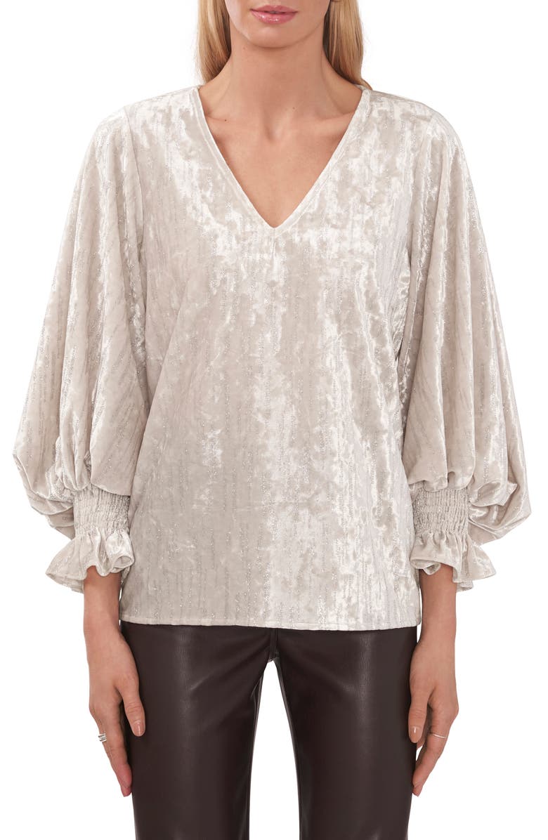 Halogen<sup>®</sup> Metallic Velvet Top, Main, color,