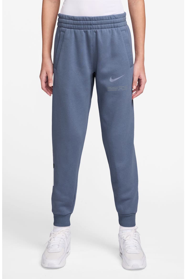 Kids' Club Fleece Joggers, Main, color, WORLD INDIGO/ GHOST