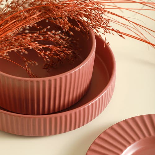 Christian Siriano Lusso Stoneware 32-piece Dinnerware Set