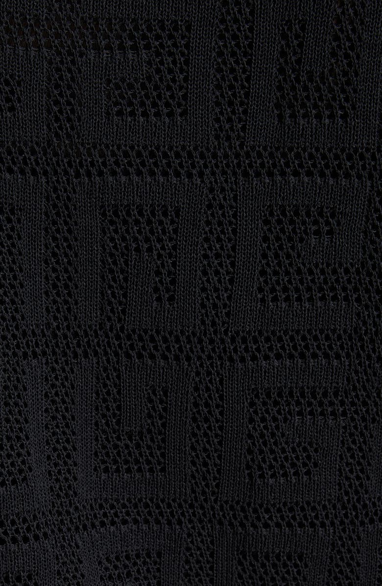 Givenchy 4G Draped Knit Midi Dress, Alternate, color,