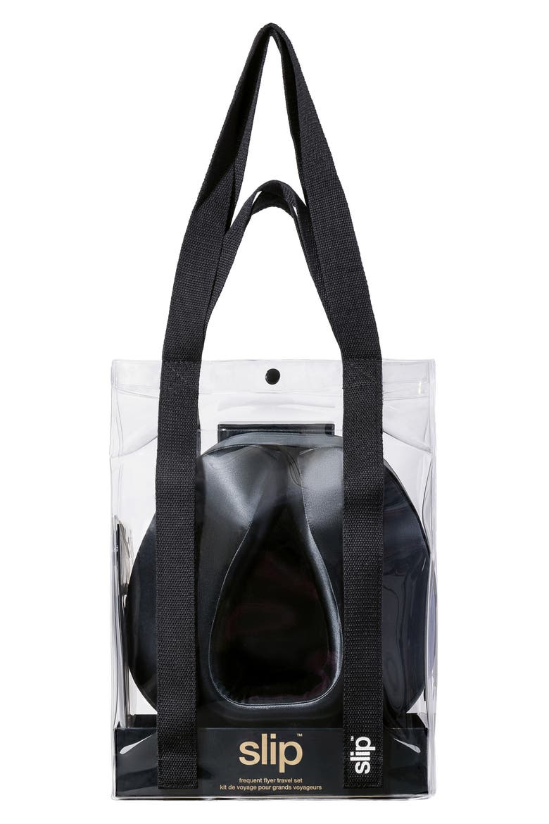 Frequent Flyer Travel Set, Alternate, color, BLACK