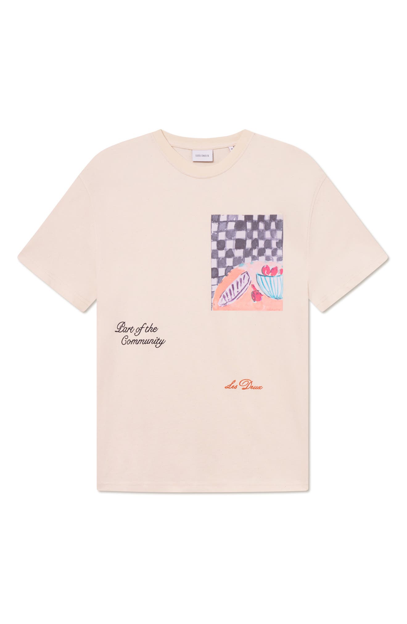 LES DEUX LES DEUX CENA RELAXED GRAPHIC T-SHIRT