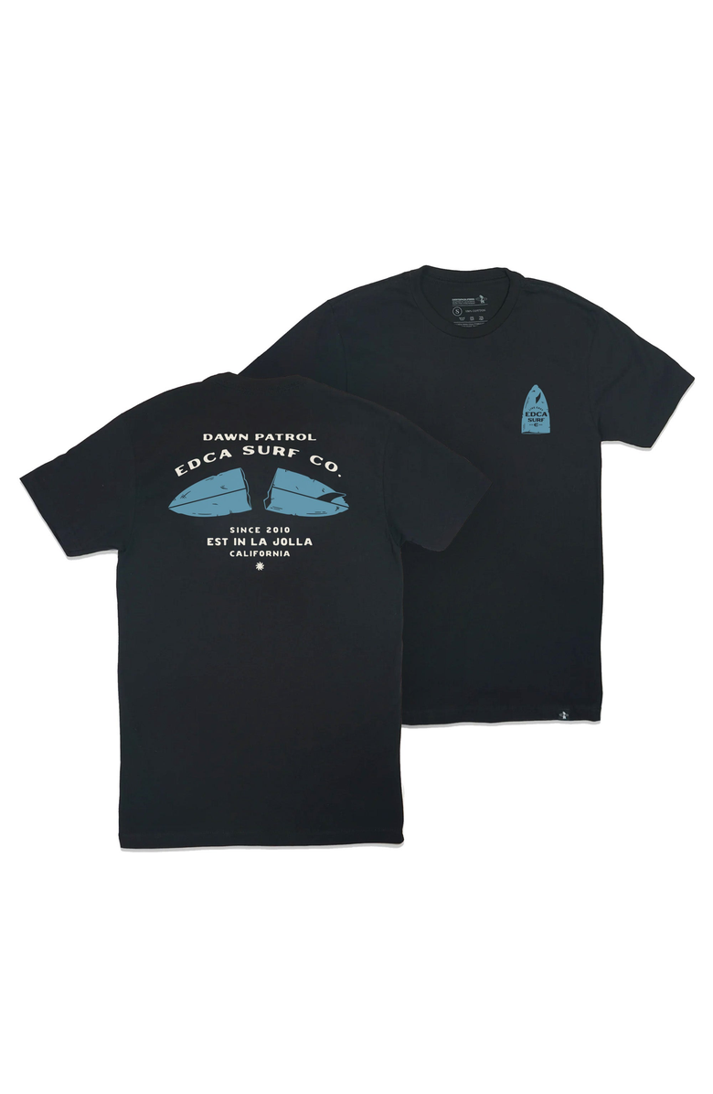 Everyday California Beater Board Tee Shirt, Alternate, color, Black