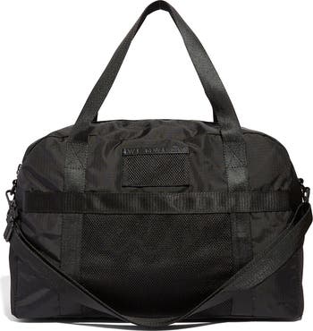 NWT Madewell THE MWL (RE)SOURCED RIPSTOP NYLON BACKPACK Black drawstring & flap Nylon Travel Backpack | Madewell main image 2