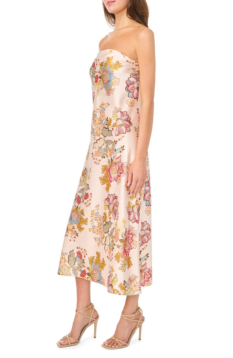 Parker Strapless Maxi Dress, Alternate, color, Rose Tan