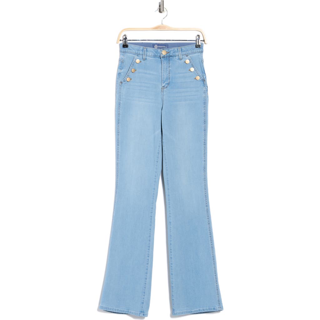 Democracy Ab Sailor Button Itty Bootcut Jeans