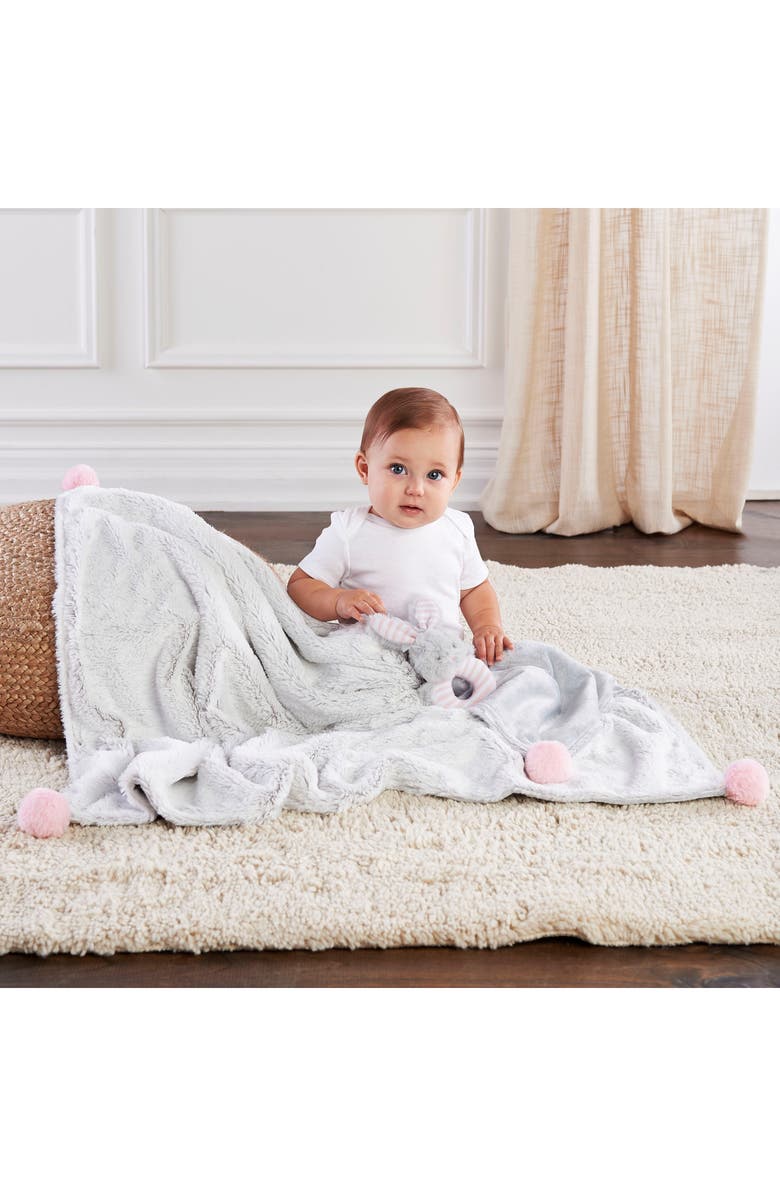 Baby Aspen Luxury Blanket & Plush Rattle Set, Alternate, color, 