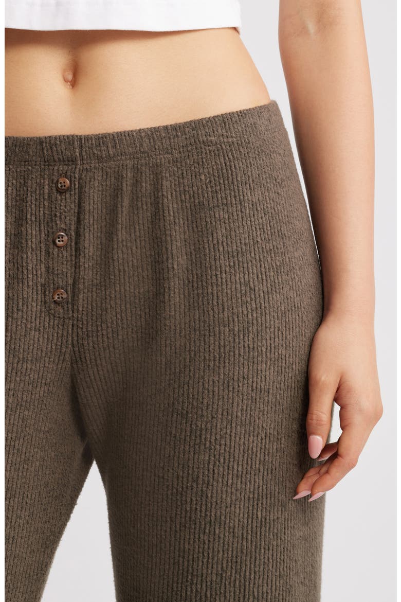 The Teala Low Rise Rib Pants, Alternate, color, OLIVE