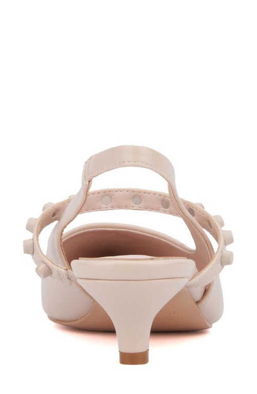 Torgeis Tamara Slingback Kitten Heel Pump In Beige