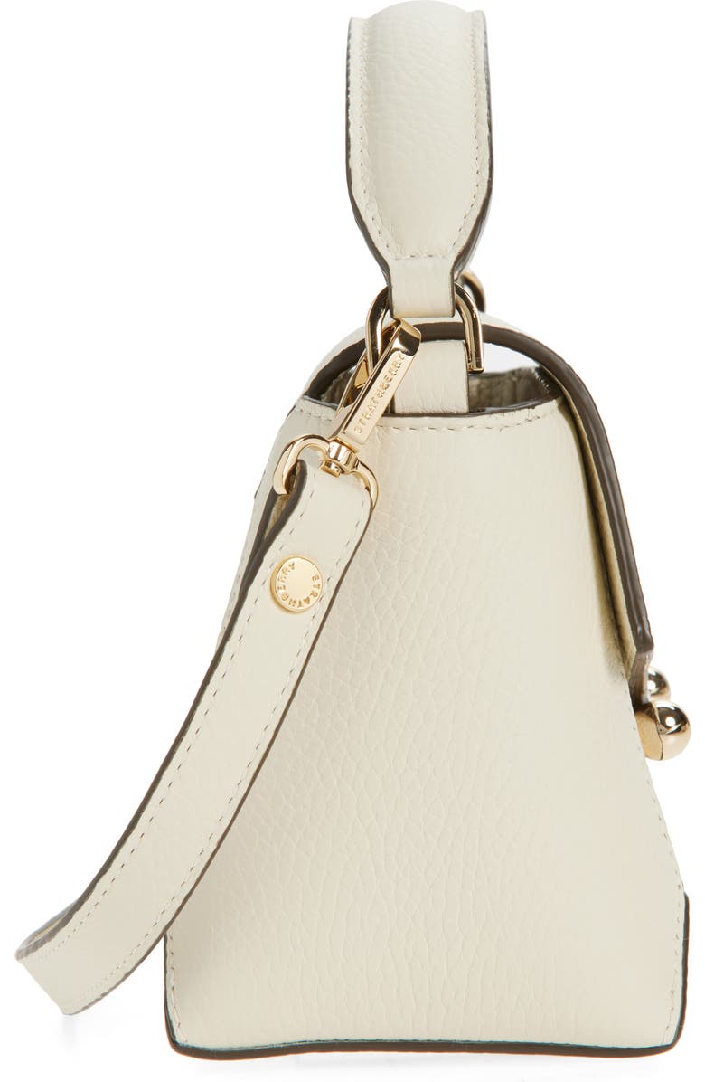 Strathberry Nano Mosaic Grained Leather Top Handle Bag, Alternate, color, Vanilla