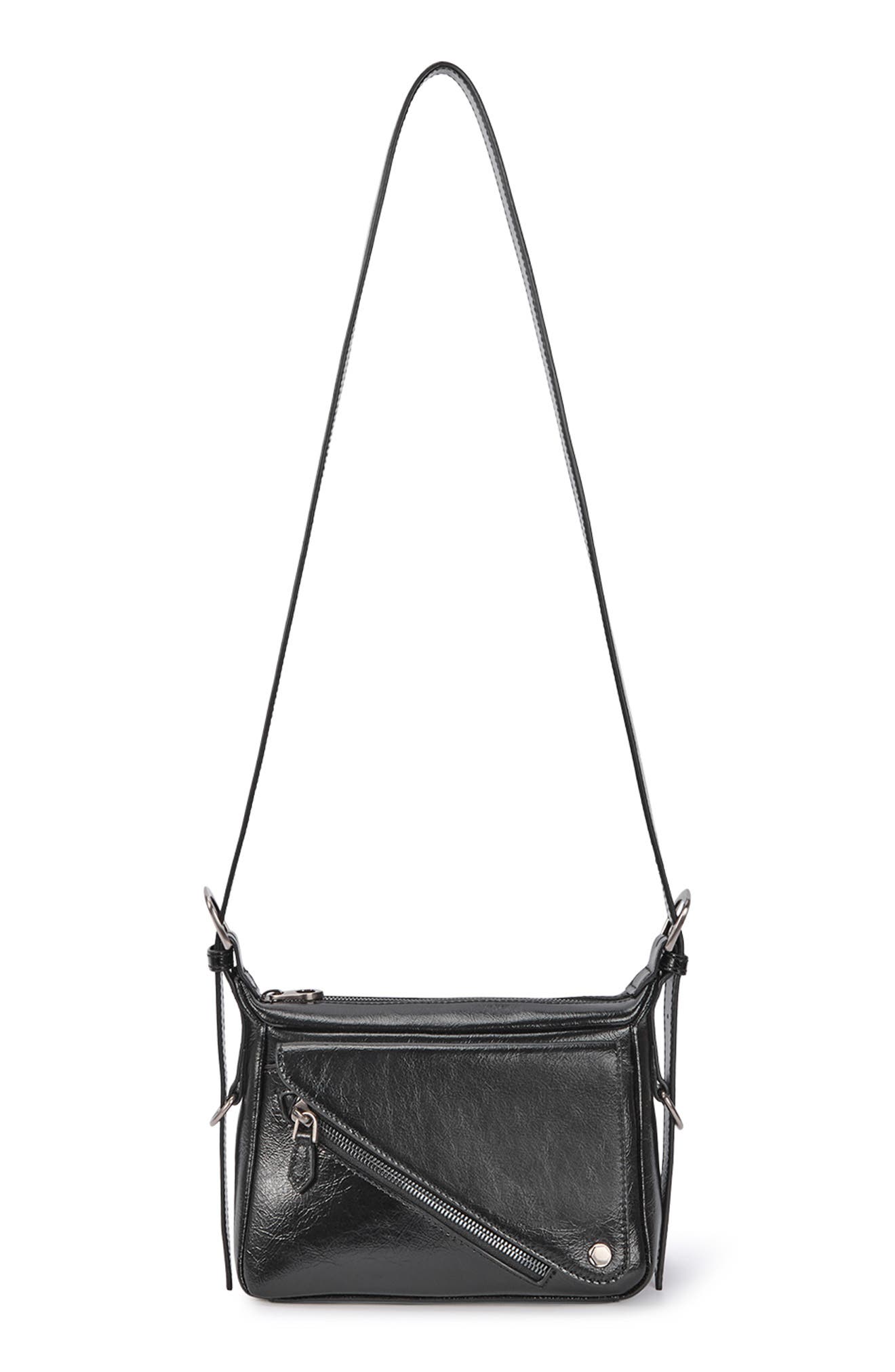 Oryany Moto Leather Crossbody Bag