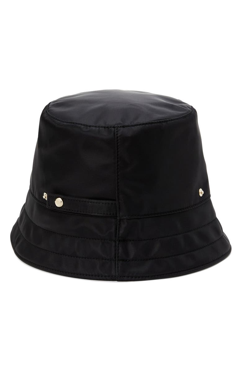 Kate Spade New York sam packable nylon bucket hat, Alternate, color, 