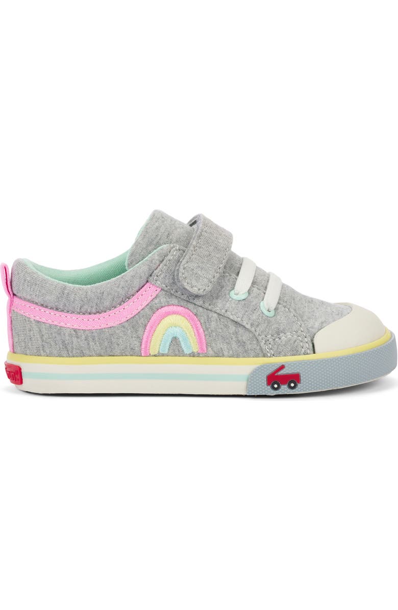 See Kai Run Kristin Sneaker, Alternate, color, Gray/ Rainbow