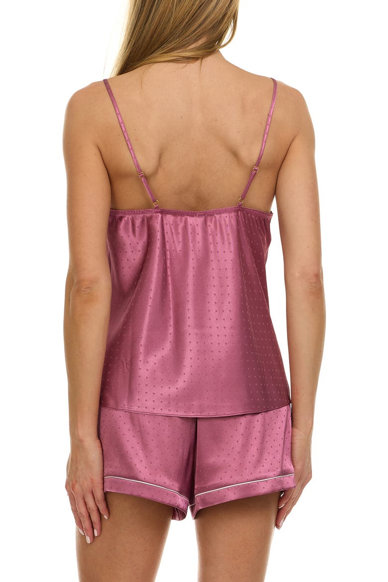 Jamie 2.0 3-Piece Pin Dot Travel Pajamas, Alternate, color, MAUVE